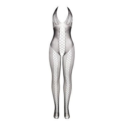 Subblime Bodystocking with Open Back and Cross Details, Black - image 6