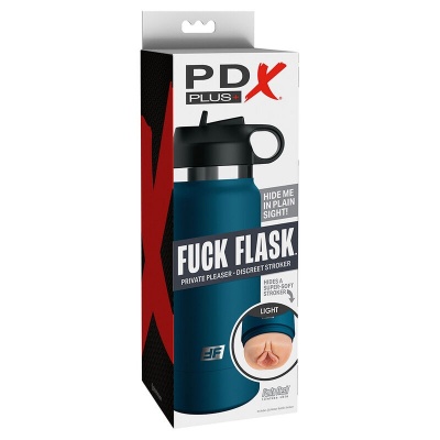 PDX Plus Fuck Flask Water Bottle Stroker Flesh Model 1 - image 7
