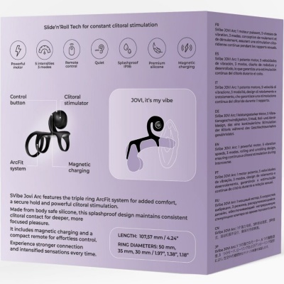 Snail Vibe Jovi Arc Couple Ring Remote Control Black - image 9