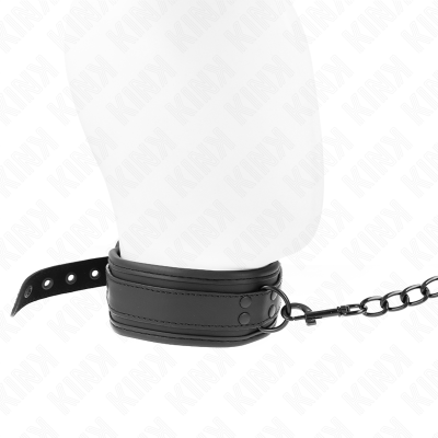 Neoprene Bondage Collar Model 1 With Belt 78 CM Adjustable 37.5 X 49.5 - image 4