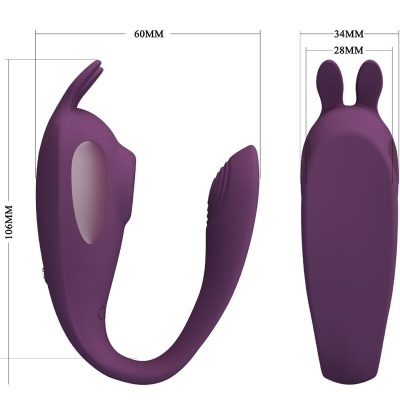 Pretty Love Shey Clitoral Stimulator Remote Control Purple - image 6