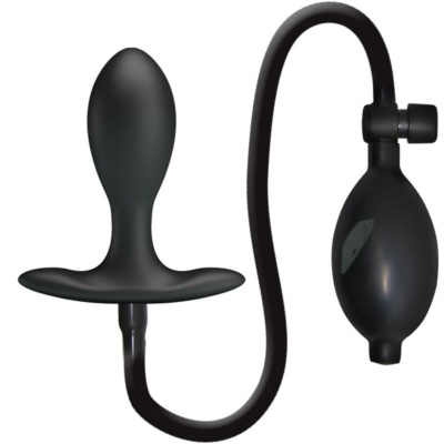 Pretty Love Inflatable Anal Plug Black - image 1