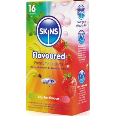 Skins Multi Flavors Premium Condoms 16 Units - image 2