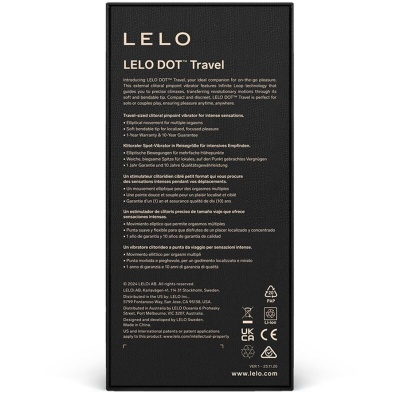 Lelo Dot Travel Purple Clitoral Stimulator - image 3