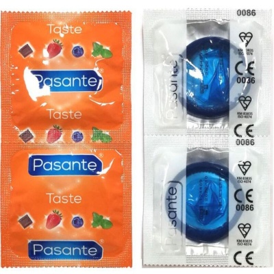 Pasante Blueberry Flavored Condoms 144pk - image 1