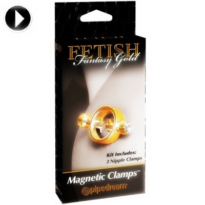 PIPEDREAMS Fetish Fantasy Gold Magnetic Clamps - image 4