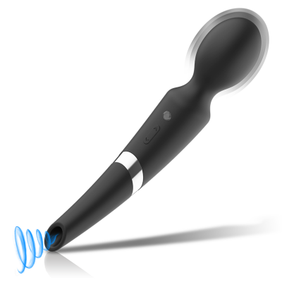 Black & Silver Beck Wand Suction 2-in-1