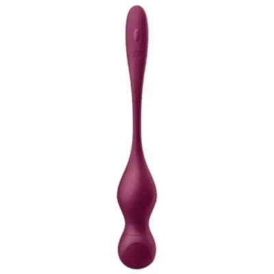 Satisfyer Love Birds Vary Wine Red Kegel Balls - image 2