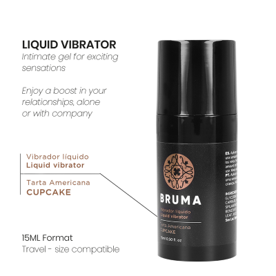 Bruma Liquid Vibrator Ultra Sliding Cupcake 15ml - image 3