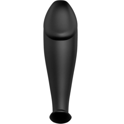 Anal Plug Silicone Penis Form Black - image 2