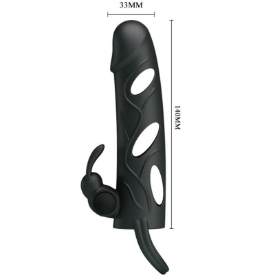 Pretty Love Silicone Penis Sleeve 14cm - image 6