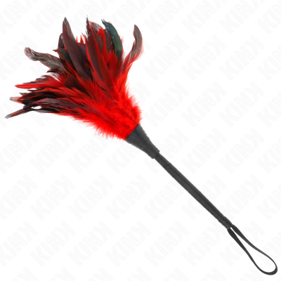 Kink Red Maids Horn Tickle Feathers 36 Cm - image 2