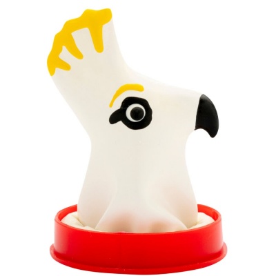 Condomerie Handpainted Novelty Condoms Parrot White - image 2