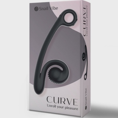 Snail Vibe Curve Vibrator Black - image 4