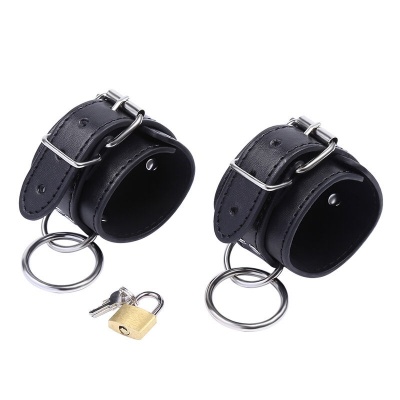 Ohmama Fetish O-Ring Locked Wrist Restraints - image 1