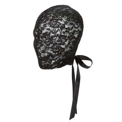 Calexotics Scandal Black Lace Hood with Bow