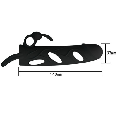 Pretty Love Silicone Cover with Vibration 14cm - image 6