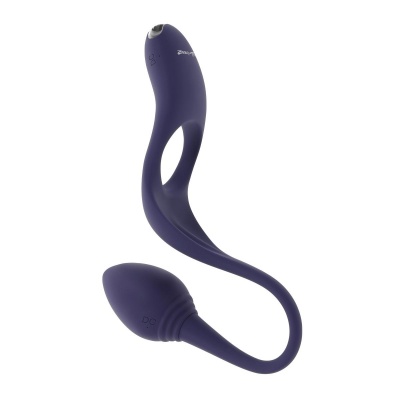 Foto van Zero Tolerance - Tip To Tail Vibrerende Cockring met Buttplug