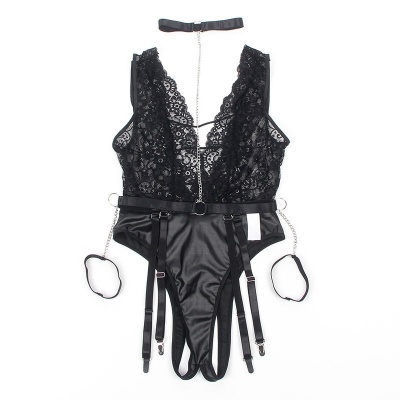 Subblime Sexy Body Garter Belt Black L/XL - image 6