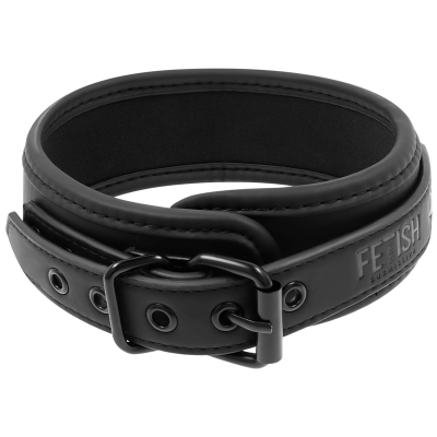 Fetish Submissive Neoprene Collar with Leash - image 3