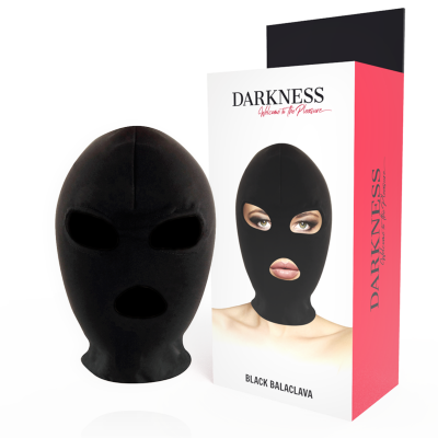 Darkness BDSM Submission Mask Mouth Eyes Black