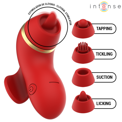 Intense - Patty Stimulator With 4 Heads, Suction, Tapping, Tickling... - image 3