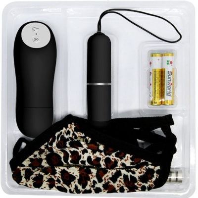 Baile Vibrating Thong with Remote Control Black - image 7