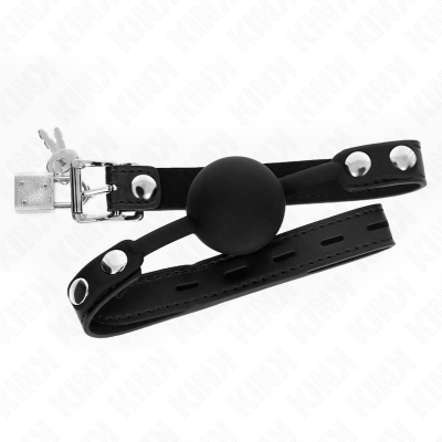 Kink Silicone Ball 4cm Gag Model 1 Lock - image 2