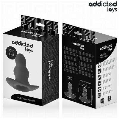 Addicted Toys Hollow Anal Plug Silicone XXL 15.2CM - image 7