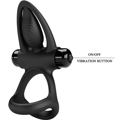 Pretty Love Vibrating Ring 10 Functions Black - image 7