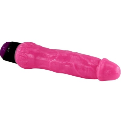 Baile Colorful Realistic Vibrator 24 cm Pink - image 7