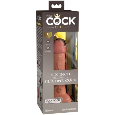 King Cock Elite Silicone Dildo 15.2 CM Caramel - image 6