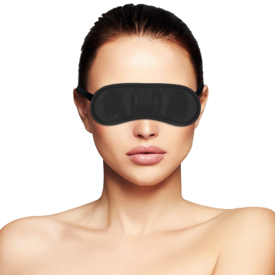 DARKNESS Satin Eye Mask Black - image 2