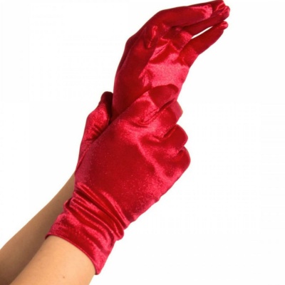 Leg Avenue Satin Gloves Red Leg Avenue Satin Gloves Red