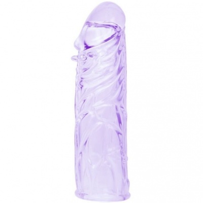 BAILE - Lilac Cover For The Penis In Adaptable Silicone 13 Cm