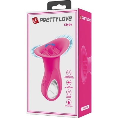 Pretty Love Clyde Oral Vibrator Tongue 12 Mode Pink - image 10
