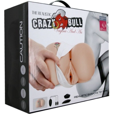 Crazy Bull - Vagina And Anus With Realistic Tattoo With Vibration - image 11