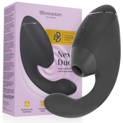 Womanizer Duo Next Dual Stimulator Black
