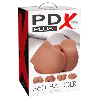 PDX Plus Realistic 360 Banger Butt and Vagina Masturbator - image 7