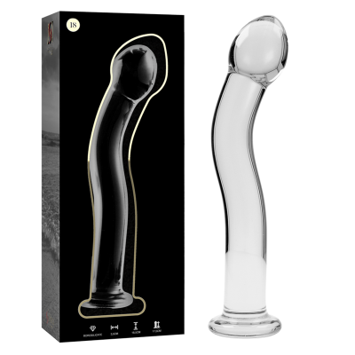 Nebula Series Model 18 Clear Glass Dildo 18.5cm - image 2