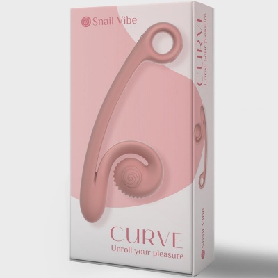 Snail Vibe Curve Vibrator Peach - image 4