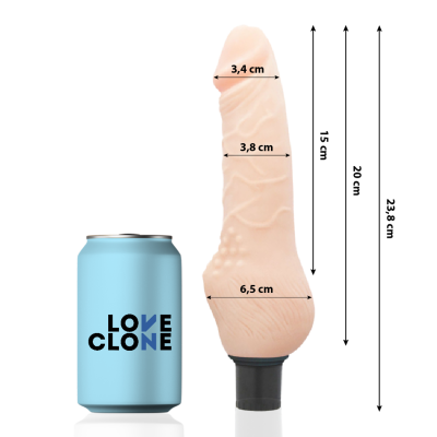 Loveclone Daven Self Lubrication Realistic 23.8 Cm -O- 3.8 Cm - image 2