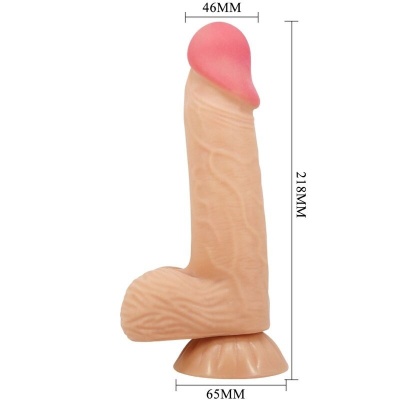 Pretty Love Sliding Skin Dildo Flesh 20.6 CM - image 6