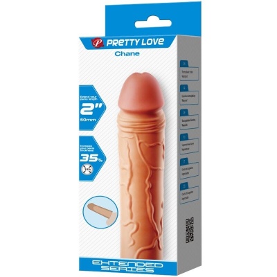 Pretty Love Chane Penis Extender Cover Flesh - image 6