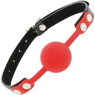Darkness Red Silicone Ball Gag - image 2