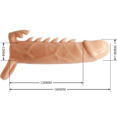 Pretty Love Emmit Penis Sleeve w/ Clitoral Stimulator - image 4