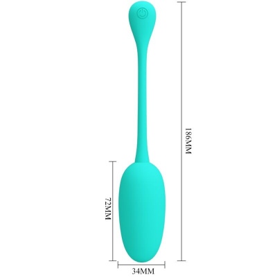 Pretty Love — Knucker Water Green Rechargeable Vibrating Egg - image 6