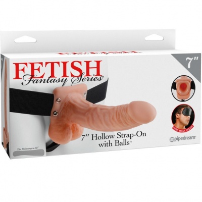FETISH FANTASY SERIES - Series 7 Hollow Strap-on With Balls 17.8cm ... - image 2