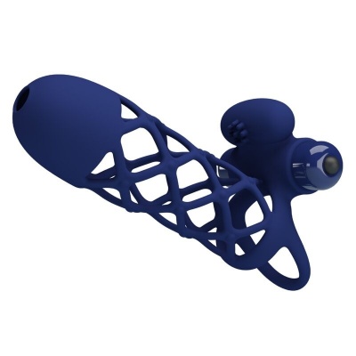 Pretty Love Giann Vibrator Ring with Silicone Sheath - image 1
