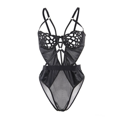 Subblime Sexy Lace Bodysuit Black S/M - image 5